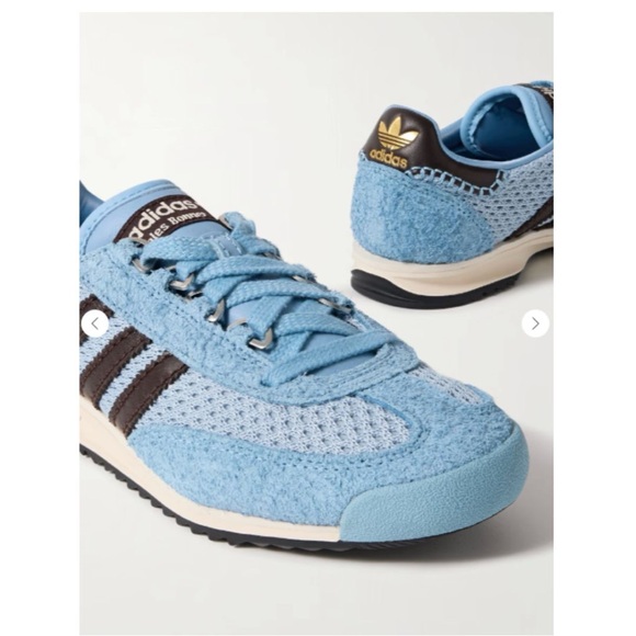 Adidas x Wales Bonner SL76 baby blue & black women’s sneaker size US5 - Picture 2 of 6